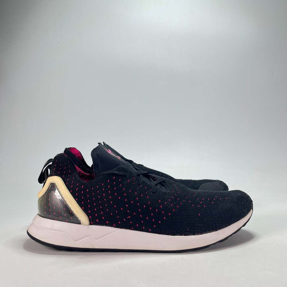 Adidas ZX Flux ADV Asym PK Primeknit Core Black Shock Pink Men's Size 10